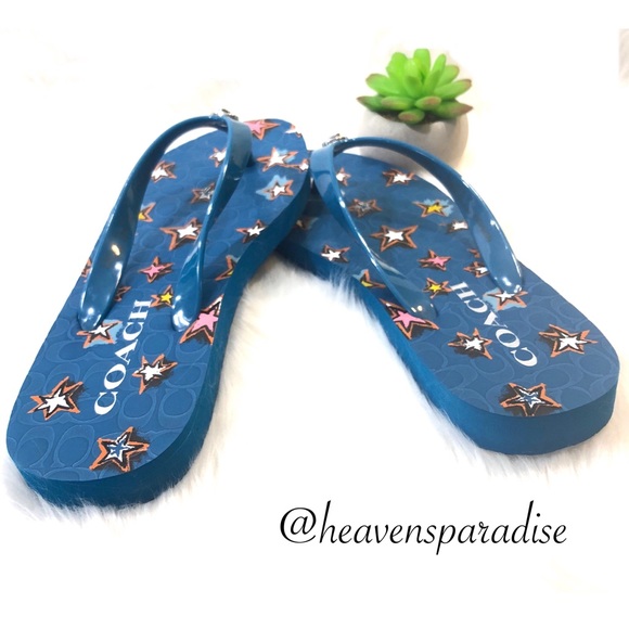 Coach Abbigail Chalk Thong Sandals - Picture 3 of 8